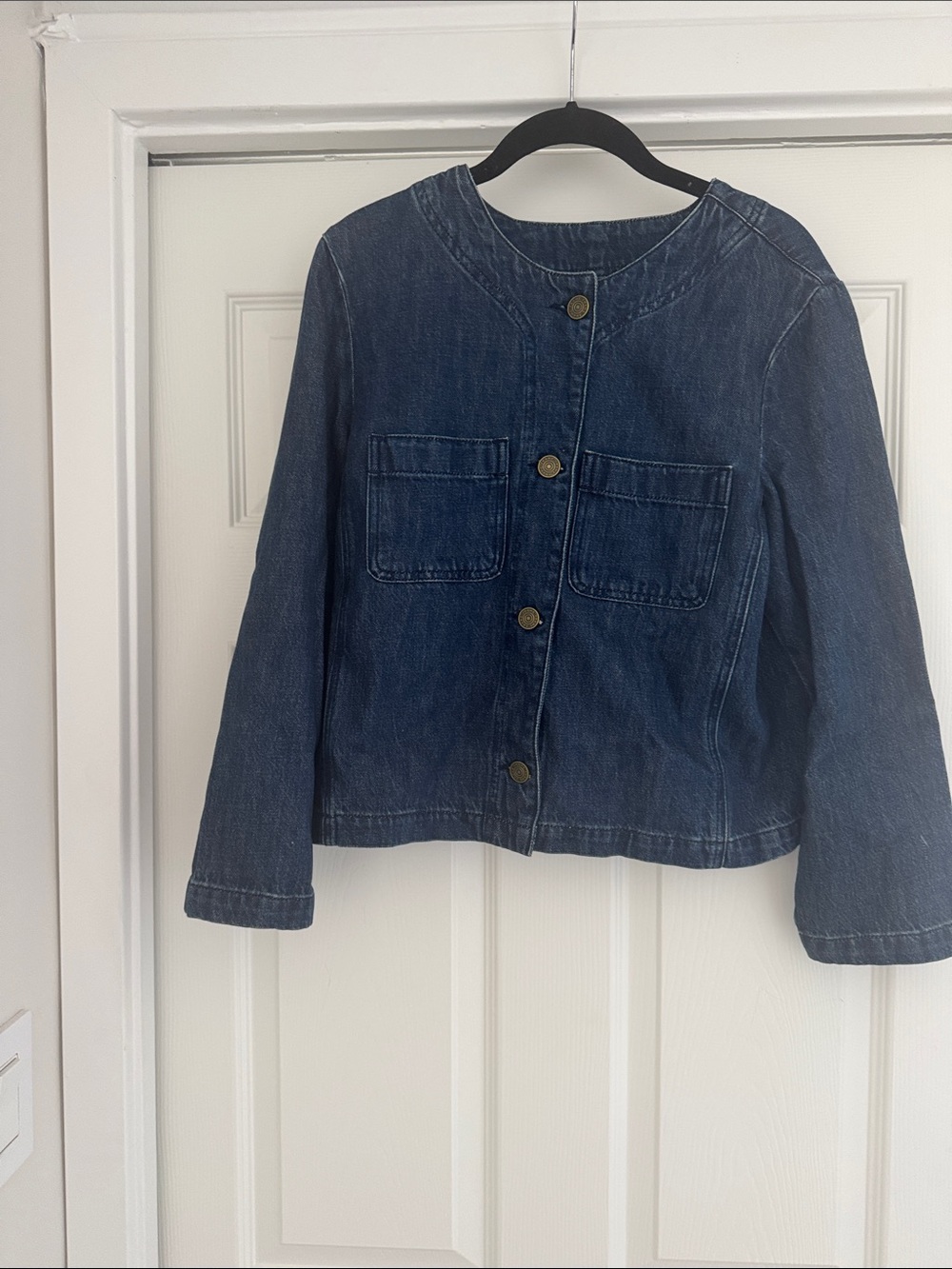 Frame Denim Dark Blue Jean Jacket